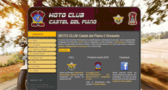 Desktop Screenshot of motoclubcasteldelpiano.it